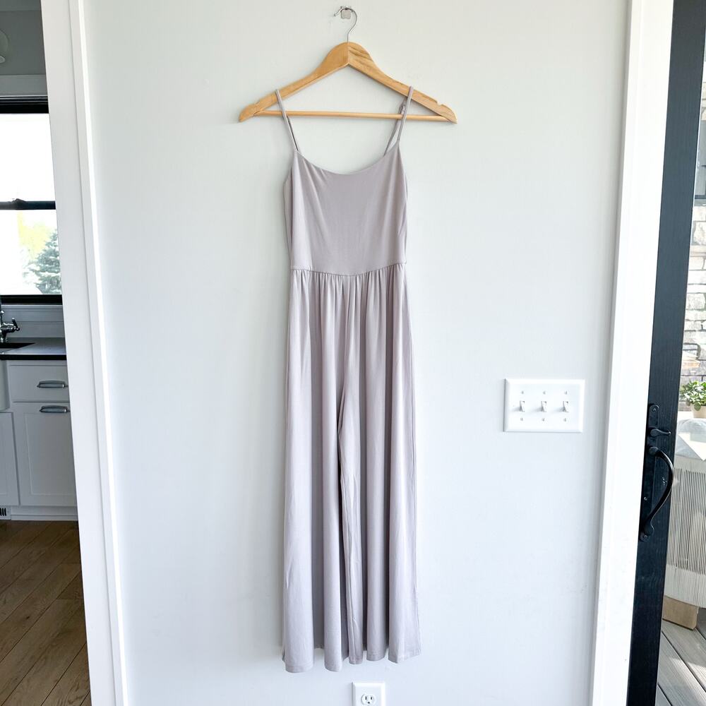 Wilfred Light Gray Sleeveless Jumpsuit